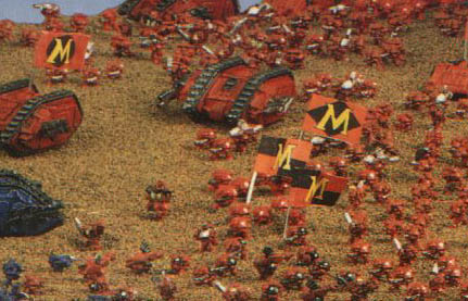 TS pendant l'Hrsie sur le monde de Rynn contre les Ultramarines (image de la boite de SM1)